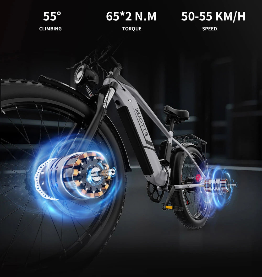 DUOTTS F26 750W Dual Motor E-Bike