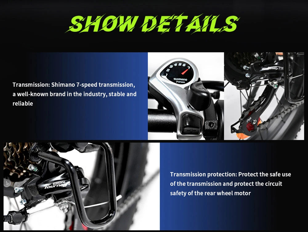 DUOTTS F26 750W Dual Motor E-Bike