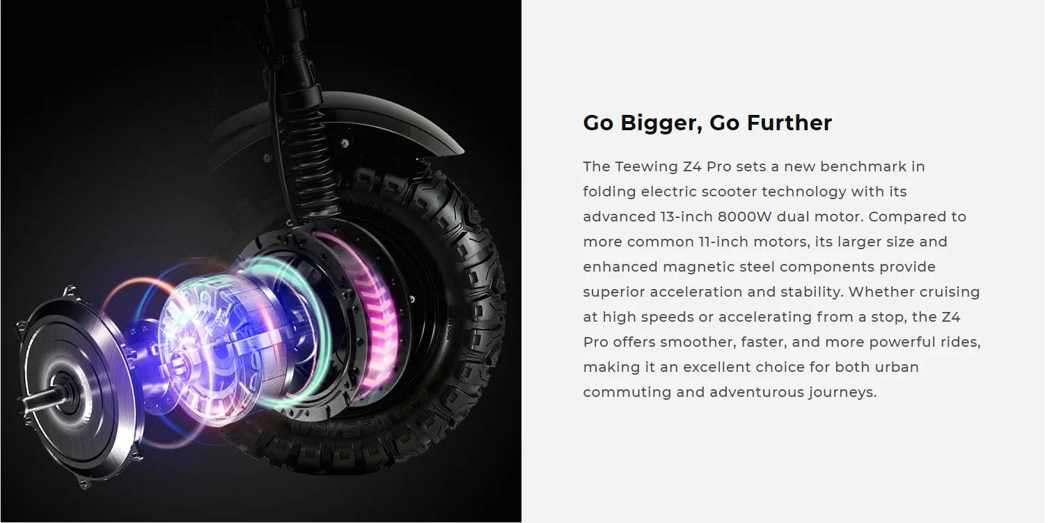 TEEWING Z4 Pro 8000W E-Scooter