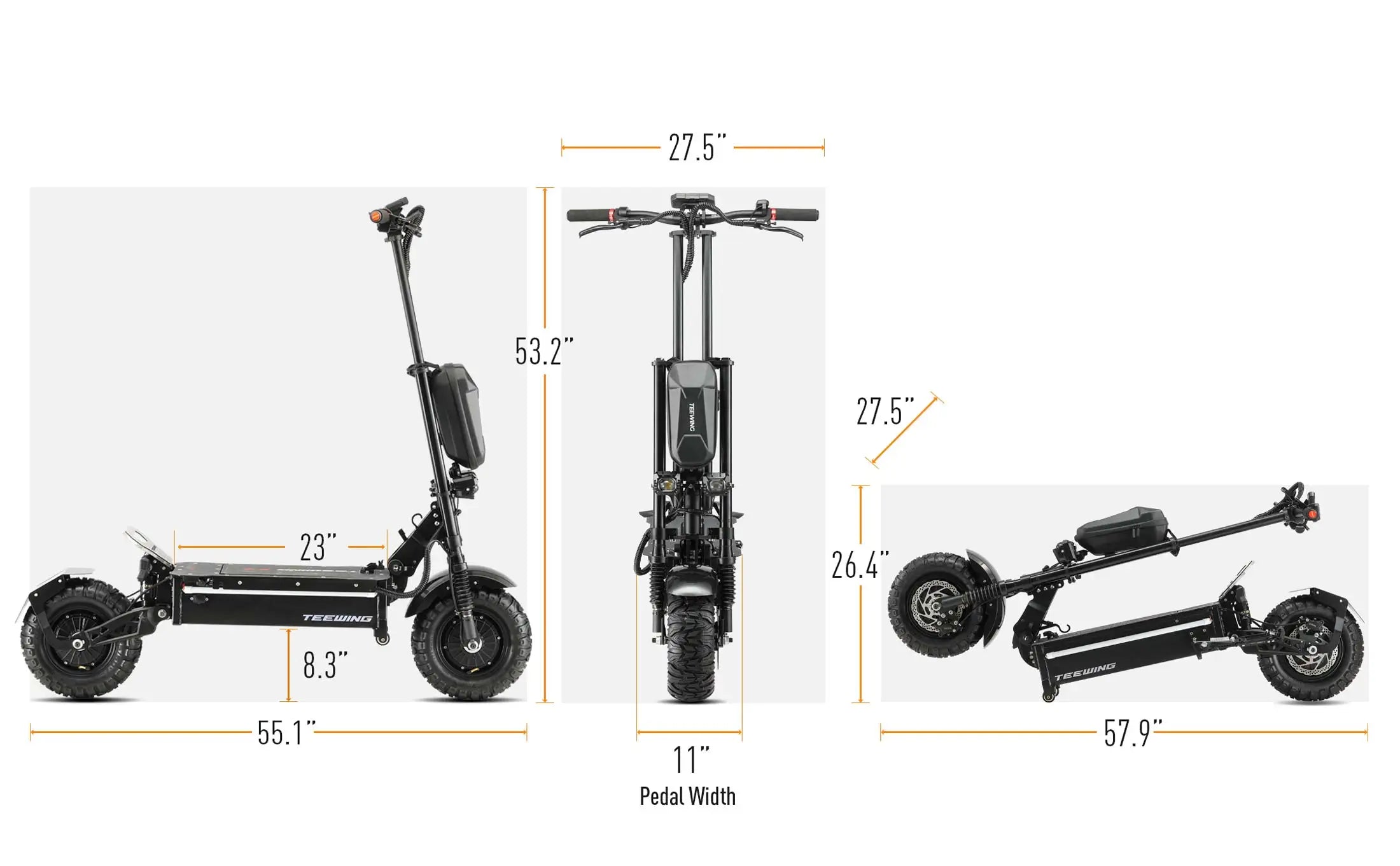 TEEWING Z4 Pro 8000W E-Scooter