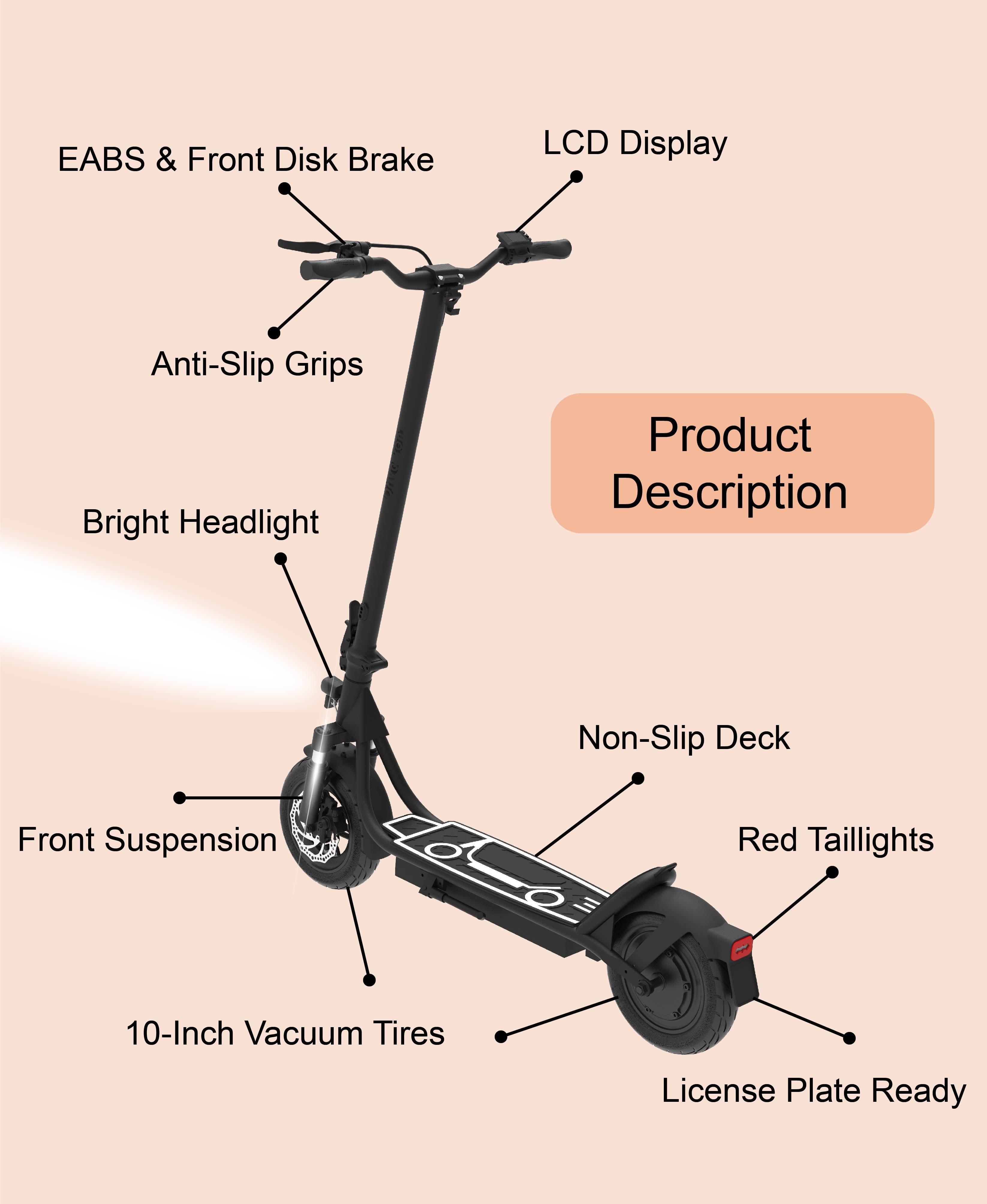 DRIVERTON 400W Folding E-Scooter