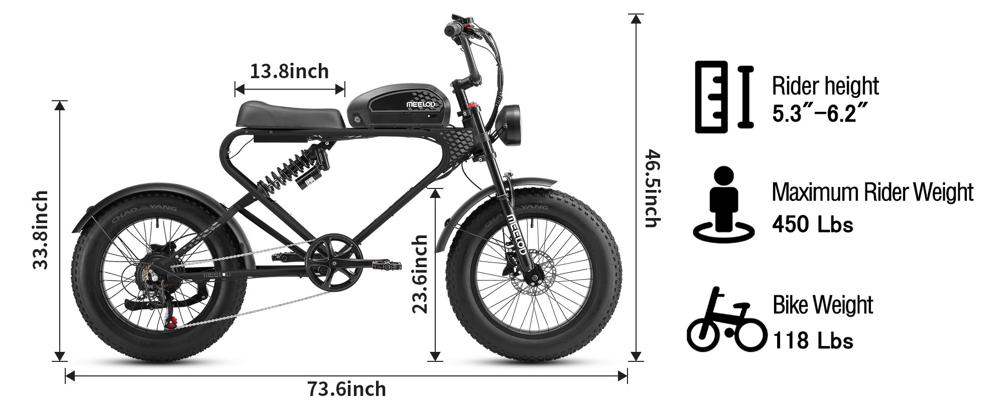 MEELOD DK300 1200W Retro E-Bike