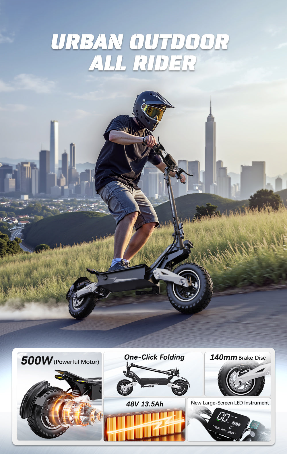 OOTD 500W E-Scooter