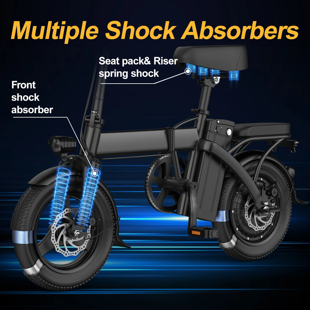 750W Compact Folding E-Bike