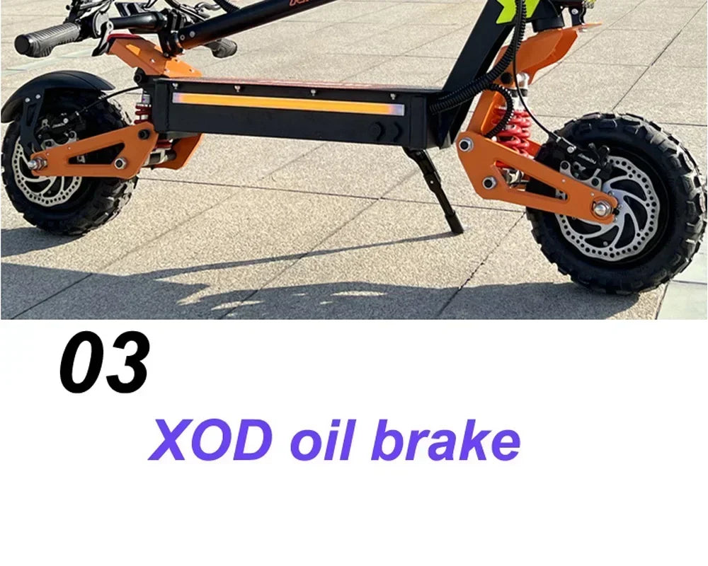 X5 5000W Hydraulic Brake E-Scooter