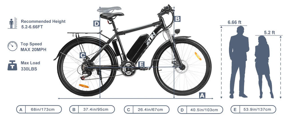 1000W Mountain E-Bike
