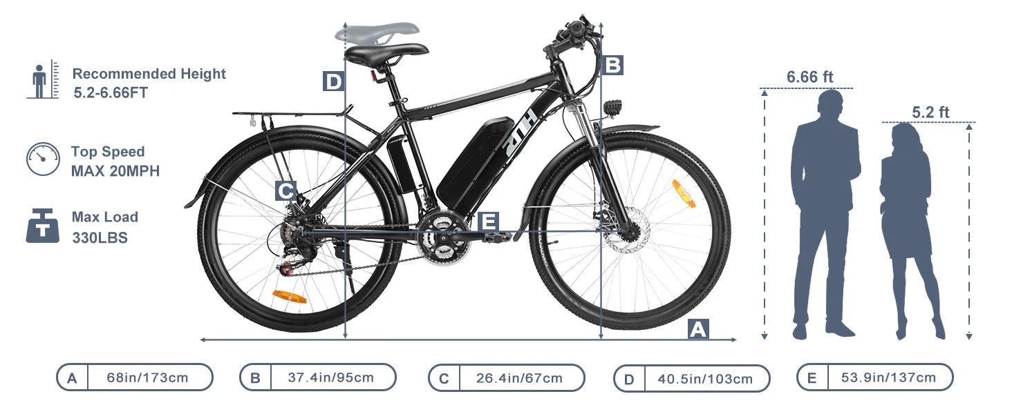 1000W Mountain E-Bike