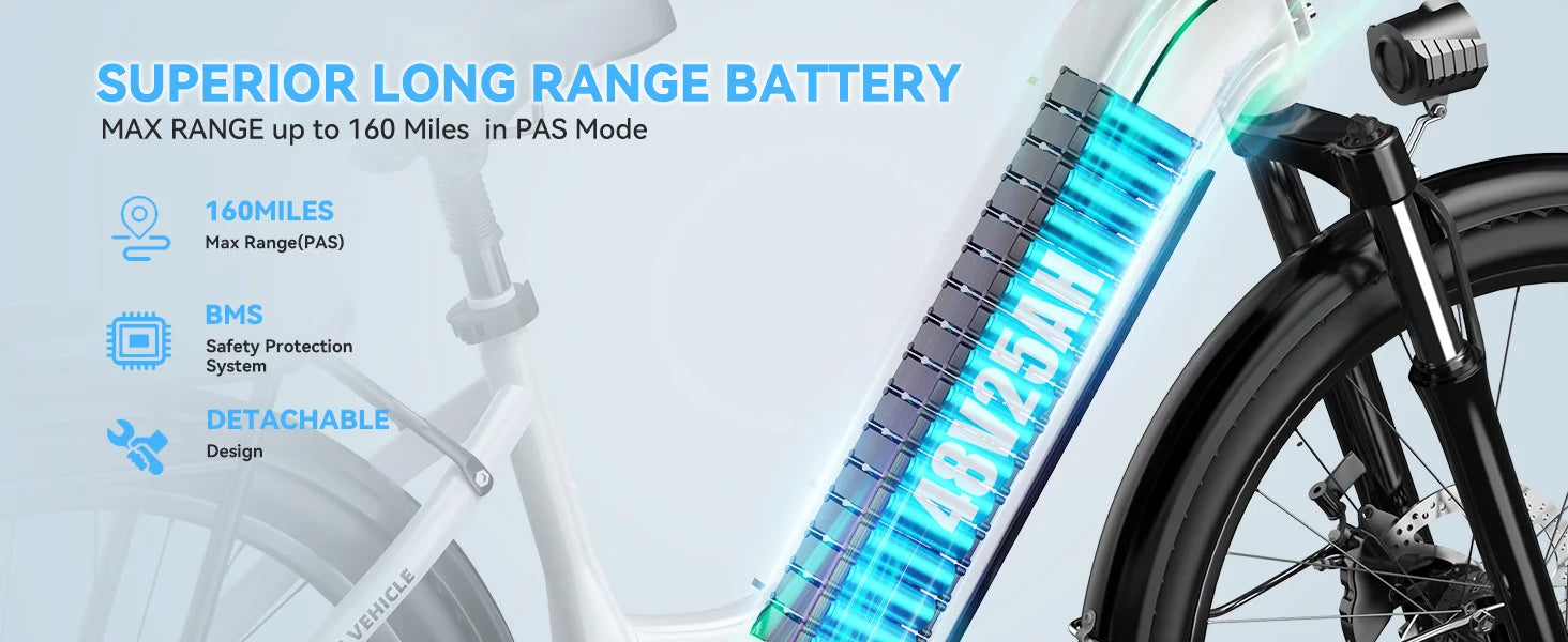 26" 1000W E-Bike