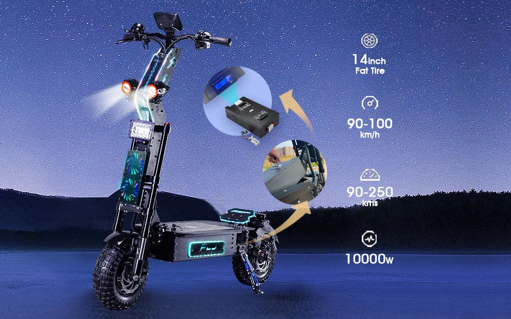 Obarter 5000W Fat Tire E-Scooter