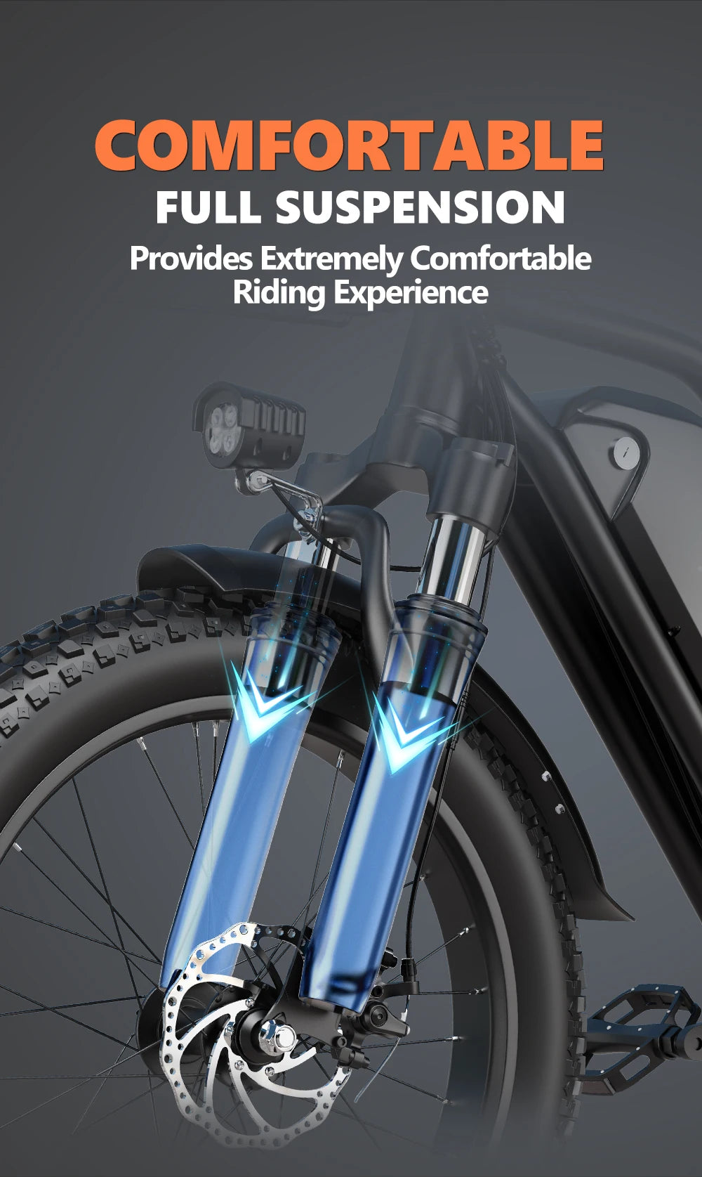 Kickwey LD20 1500W Fat Tire E-Bike