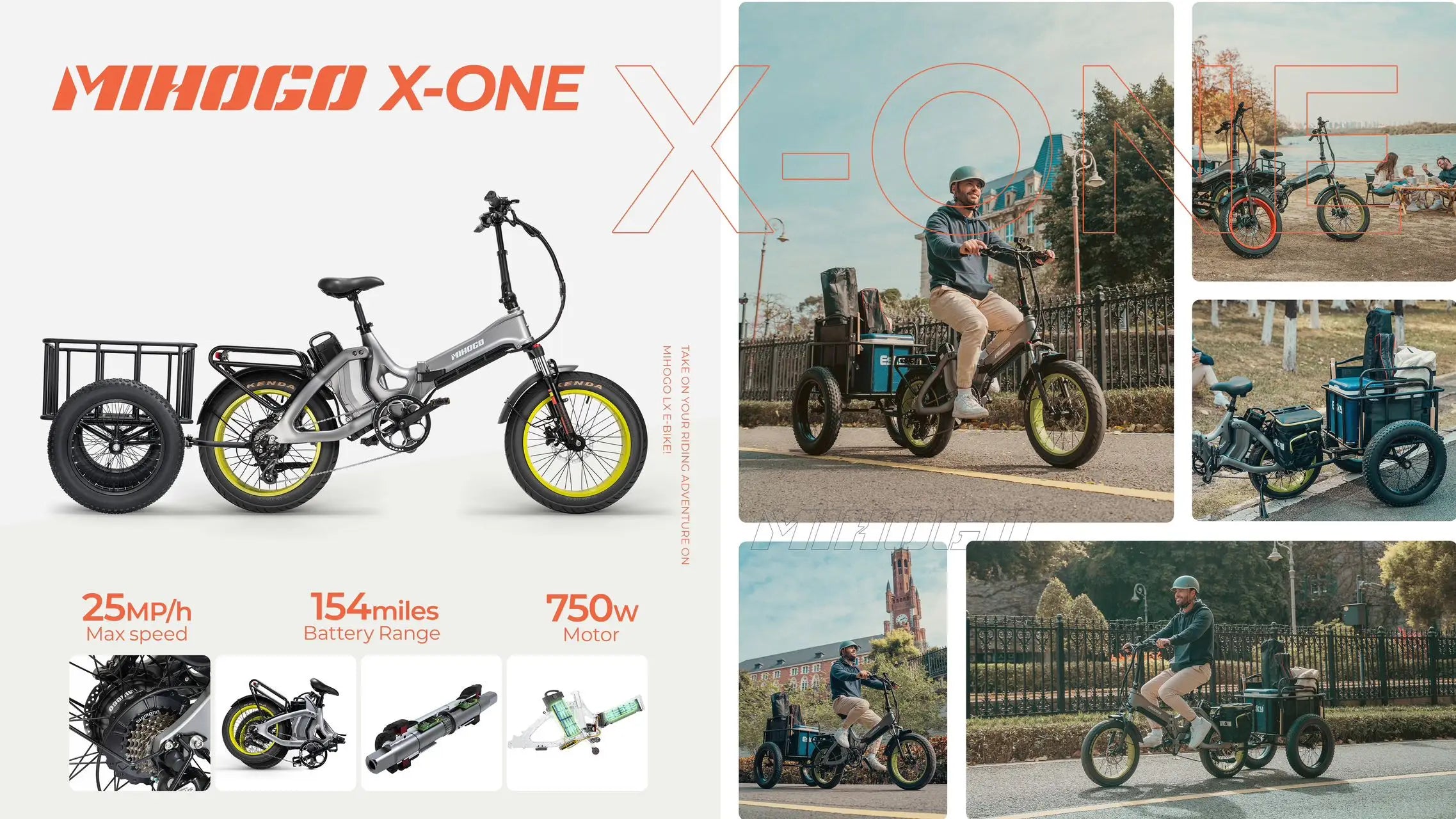 MIHOGO 750W Utility E-Bike