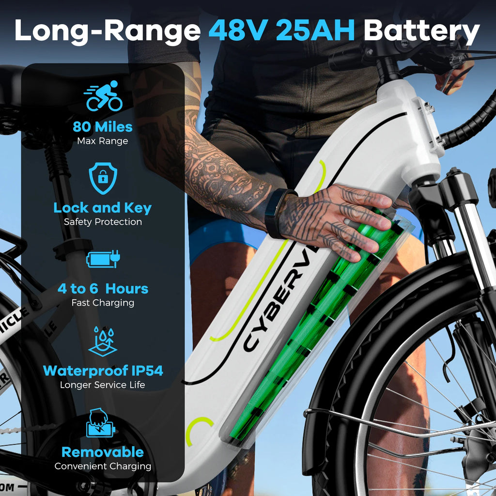 26" 1000W E-Bike
