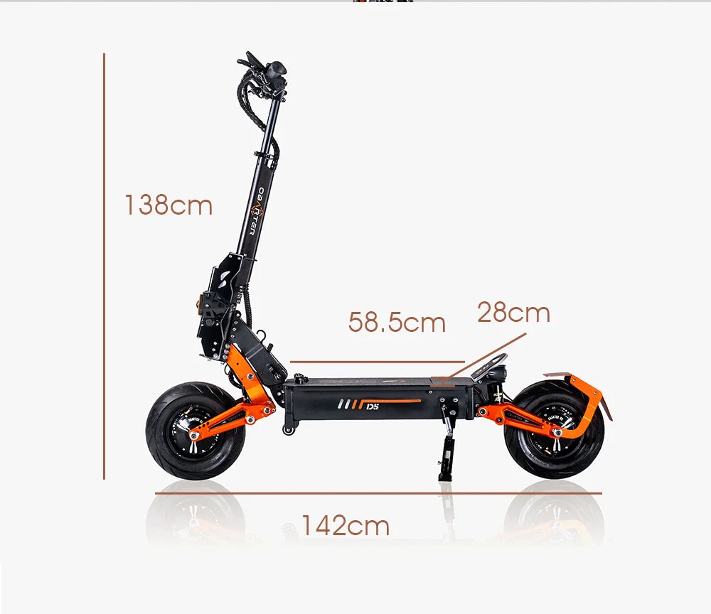 Obarter 5000W Fat Tire E-Scooter