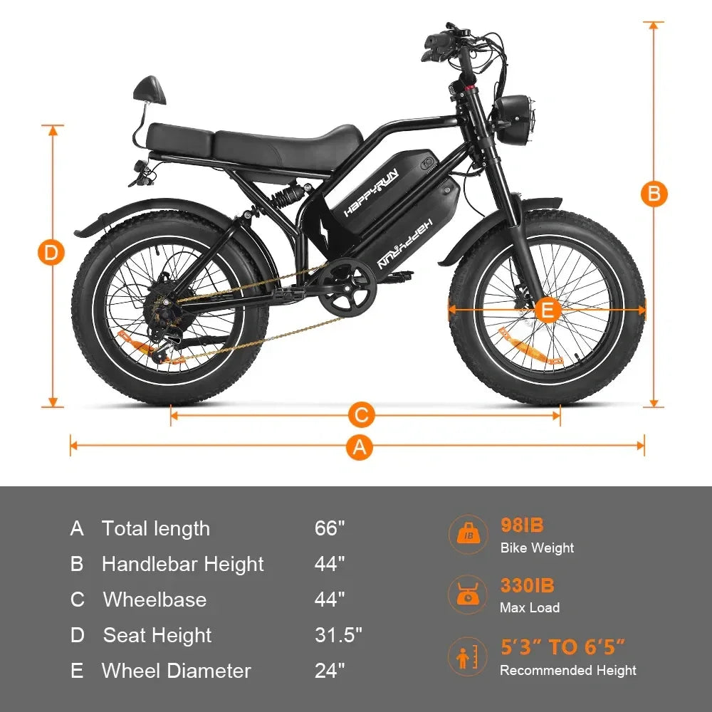 HAPPYRUN G20 Pro 2000W Cargo E-Bike