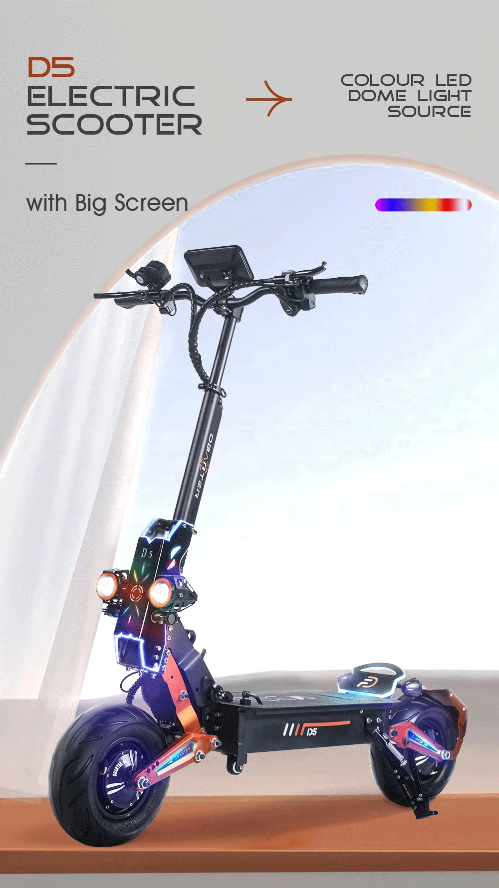 Obarter 5000W Fat Tire E-Scooter