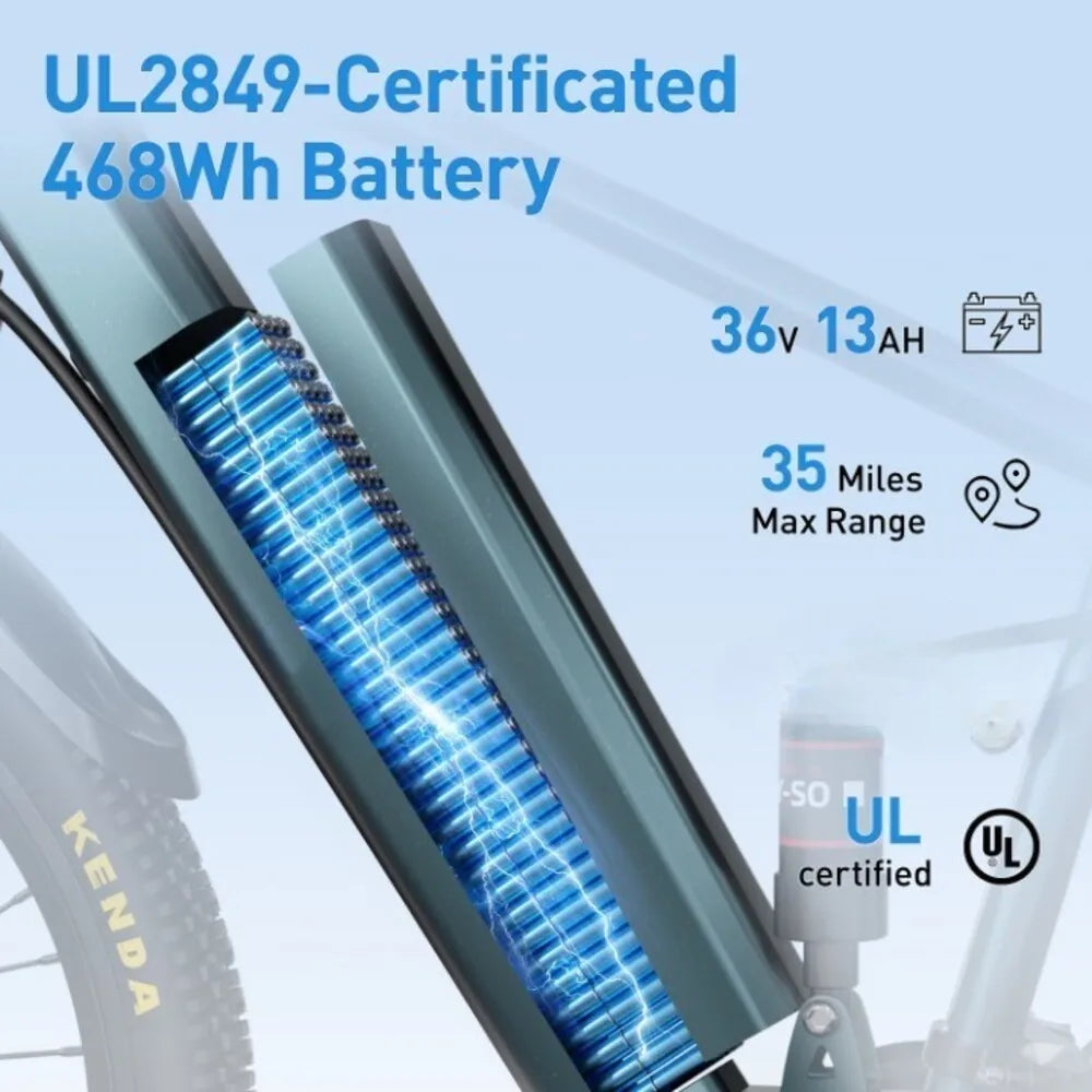 500W 26" Mountain E-Bike