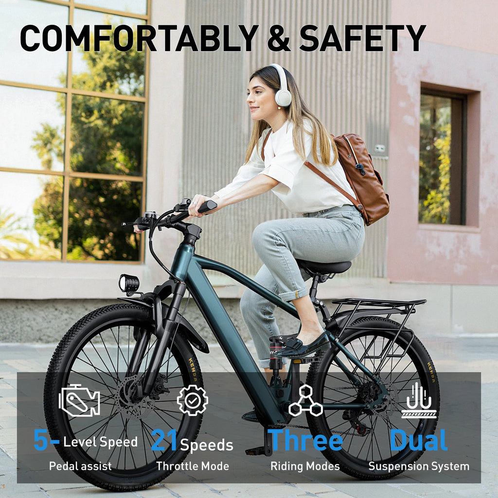 500W 26" Mountain E-Bike
