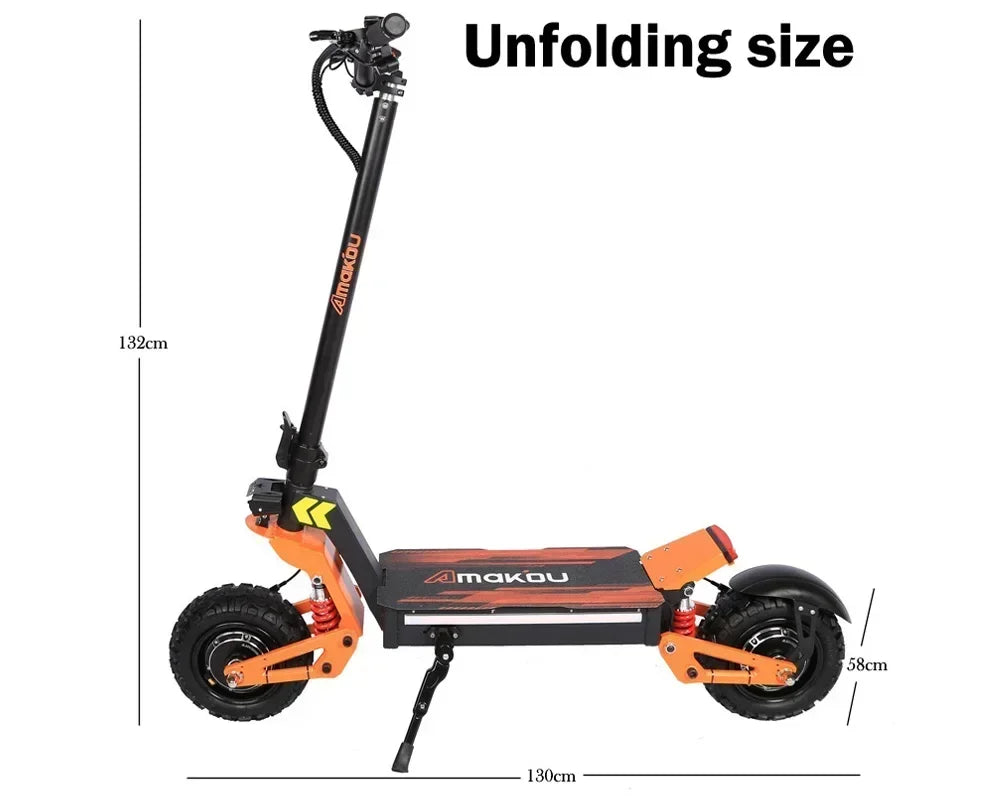 X5 5000W Hydraulic Brake E-Scooter