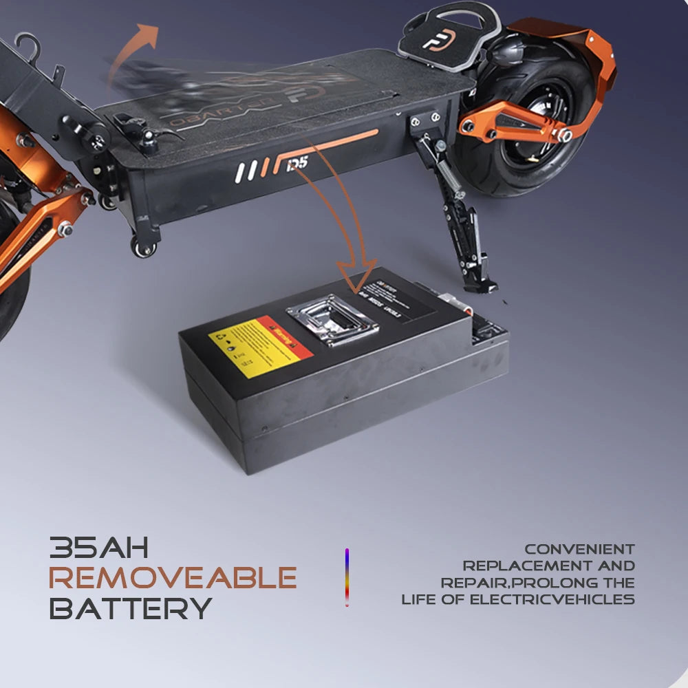 Obarter 5000W Fat Tire E-Scooter