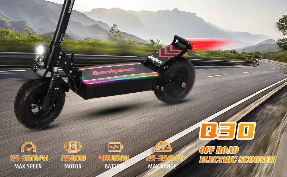 Arwibon 2500W Off-Road E-Scooter