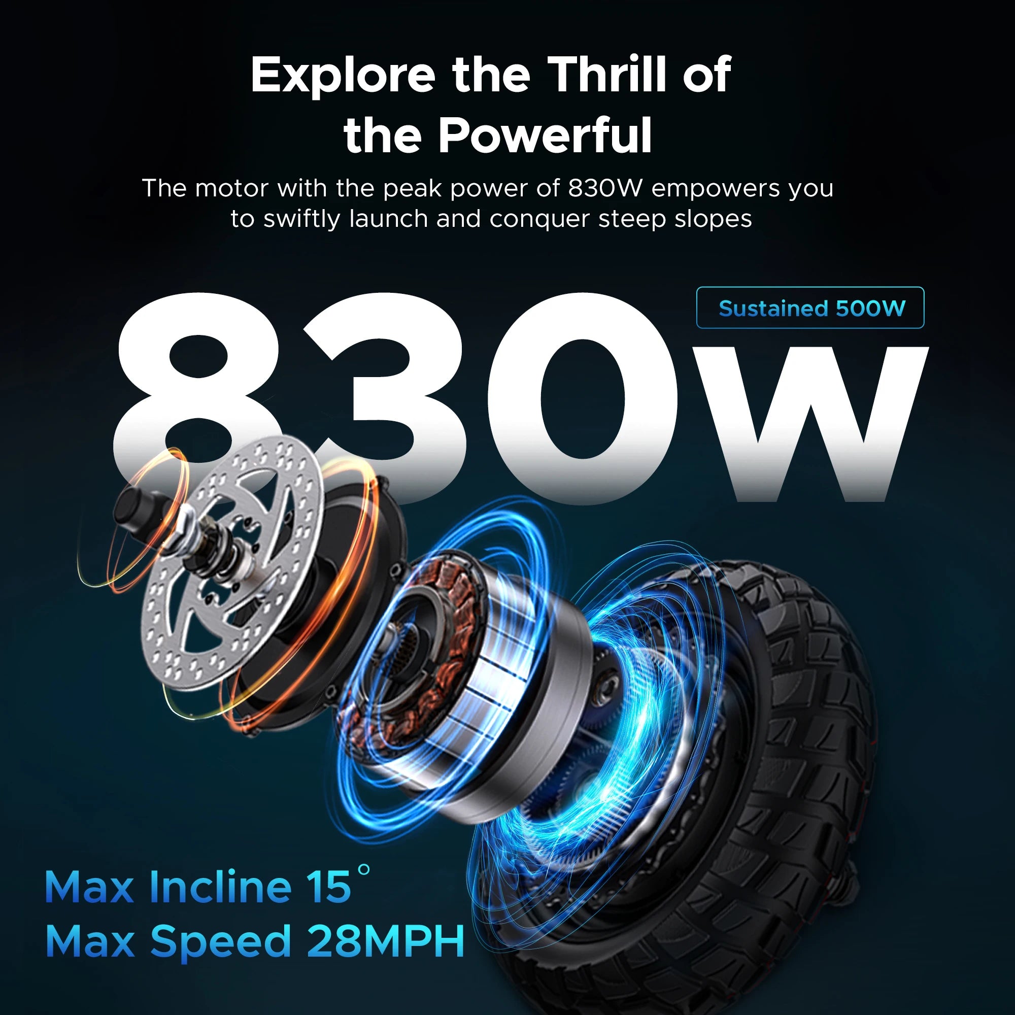 ENGWE 830W Folding E-Scooter