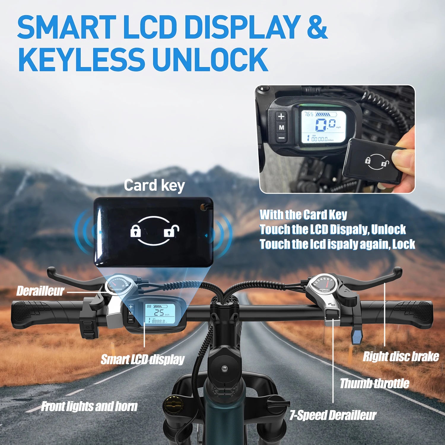 500W 26" Mountain E-Bike