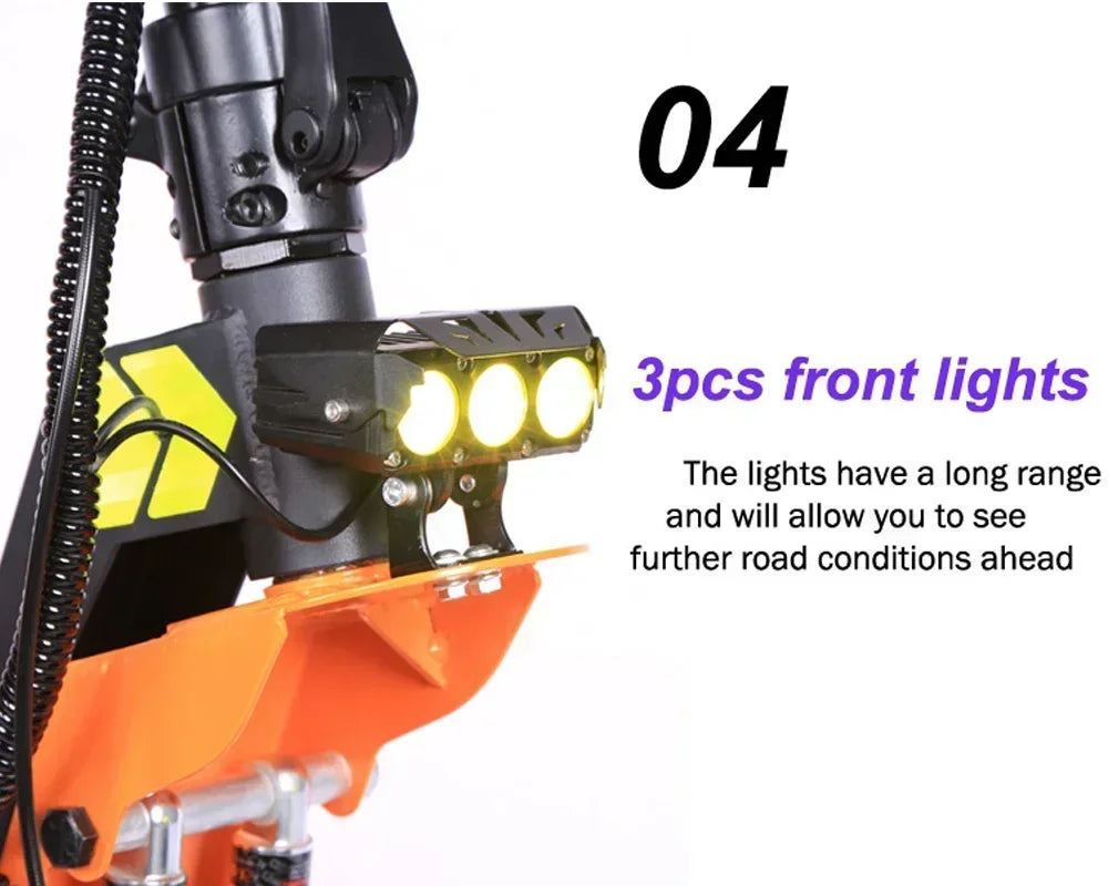 X5 5000W Hydraulic Brake E-Scooter