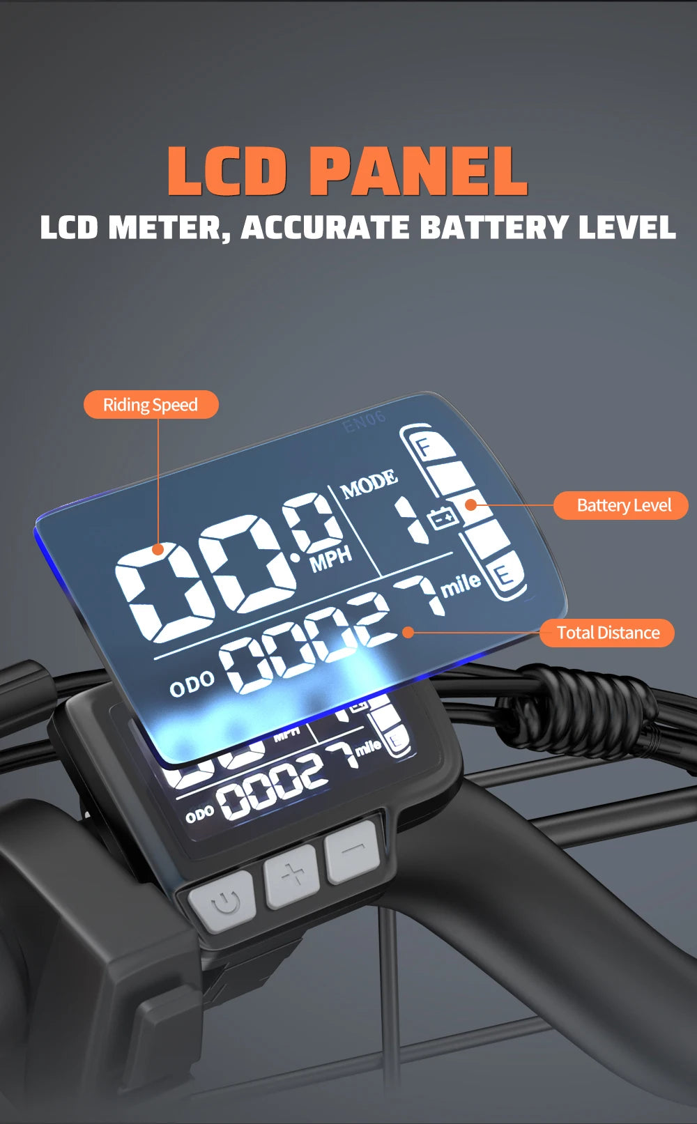 Kickwey LD20 1500W Fat Tire E-Bike