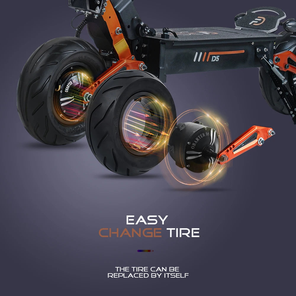 Obarter 5000W Fat Tire E-Scooter