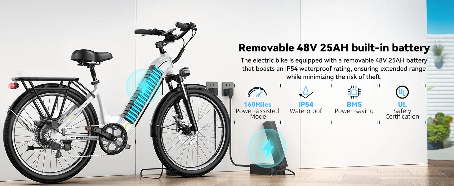 26" 1000W E-Bike