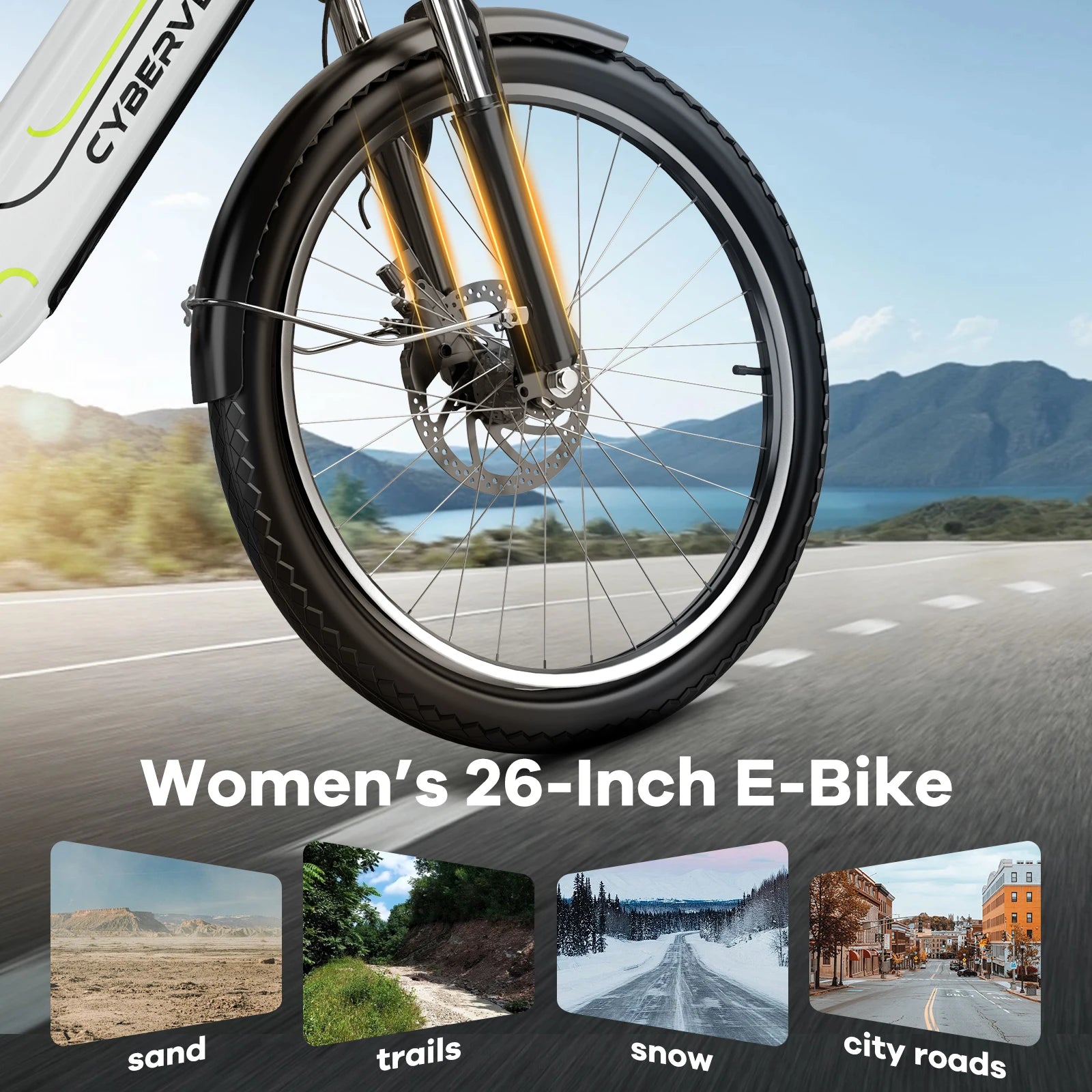 26" 1000W E-Bike