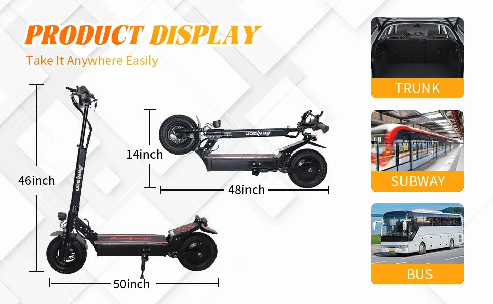 US 2500W Off-Road E-Scooter