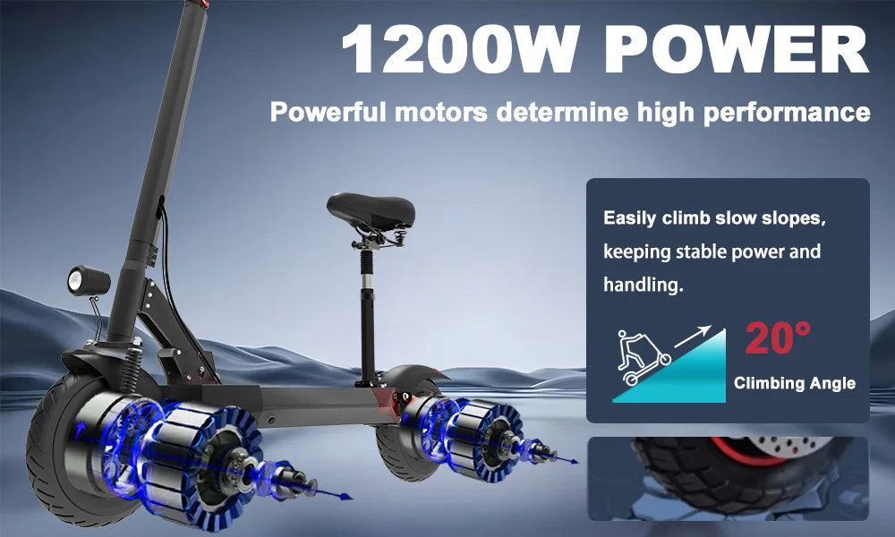 X60 6000W Dual Motor E-Scooter