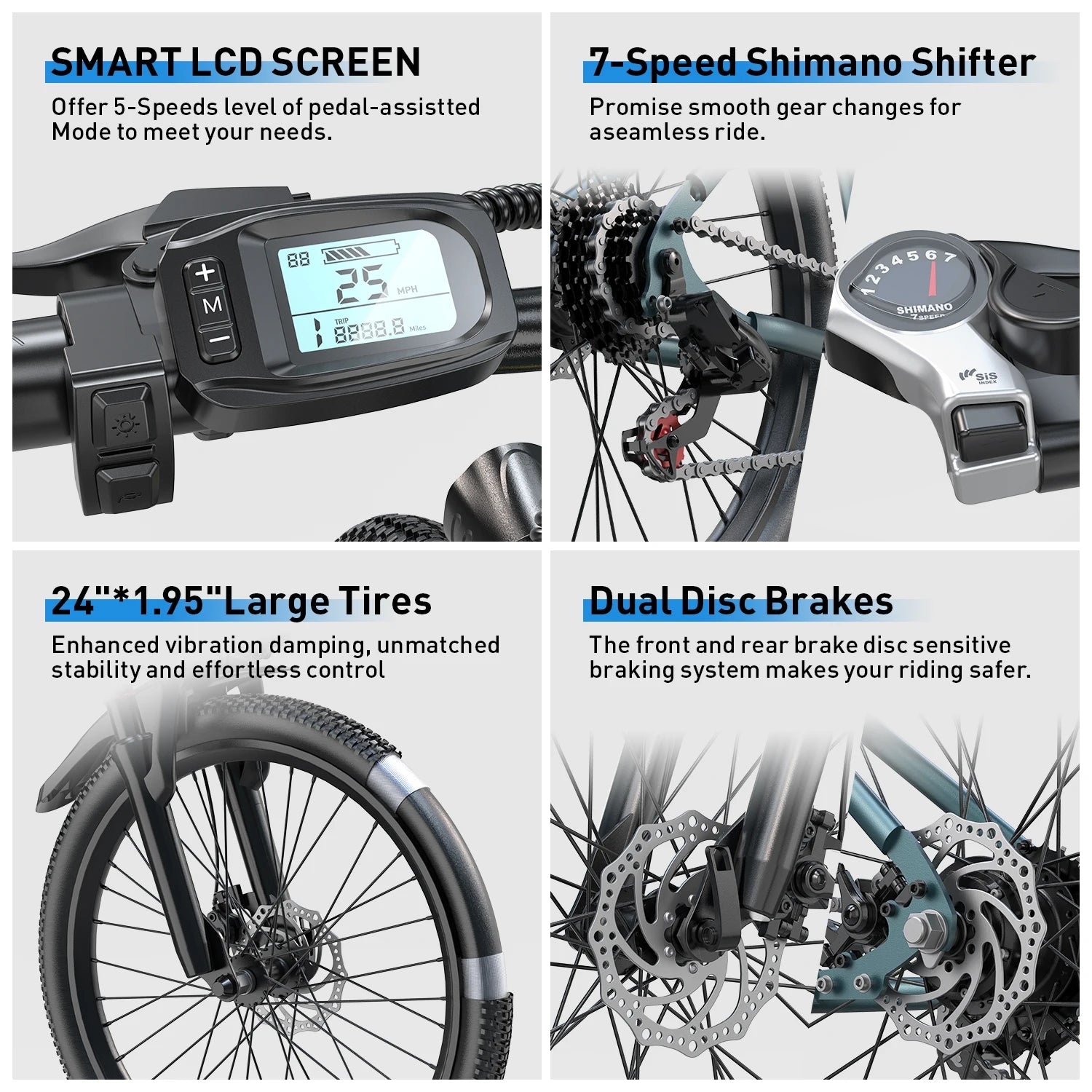500W 26" Mountain E-Bike