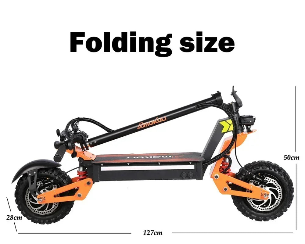 X5 5000W Hydraulic Brake E-Scooter