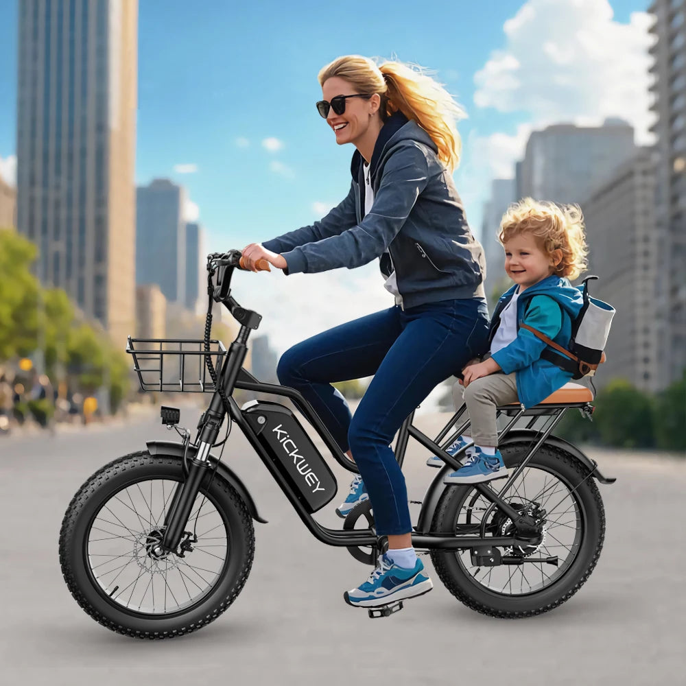 Kickwey LD20 1500W Fat Tire E-Bike