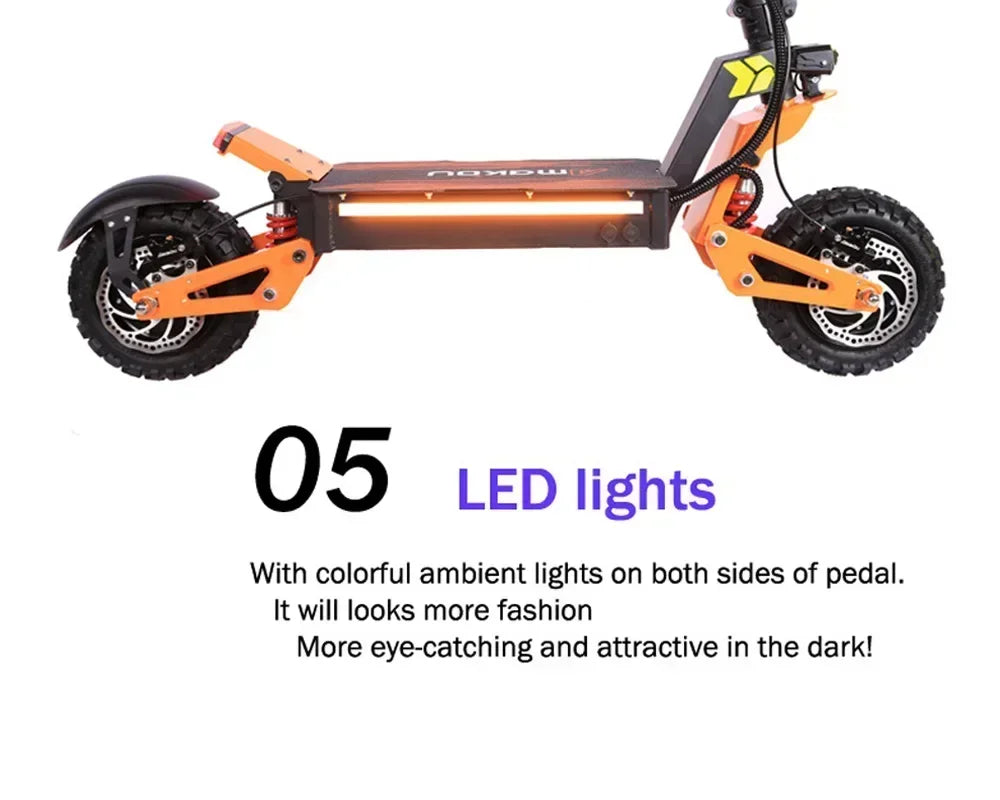 X5 5000W Hydraulic Brake E-Scooter