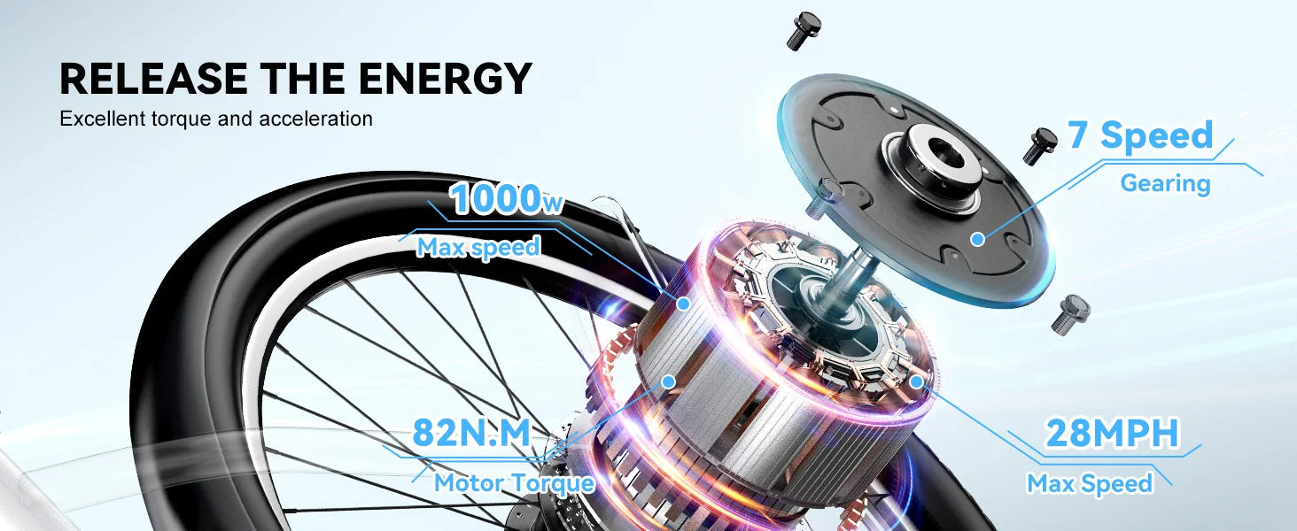 26" 1000W E-Bike