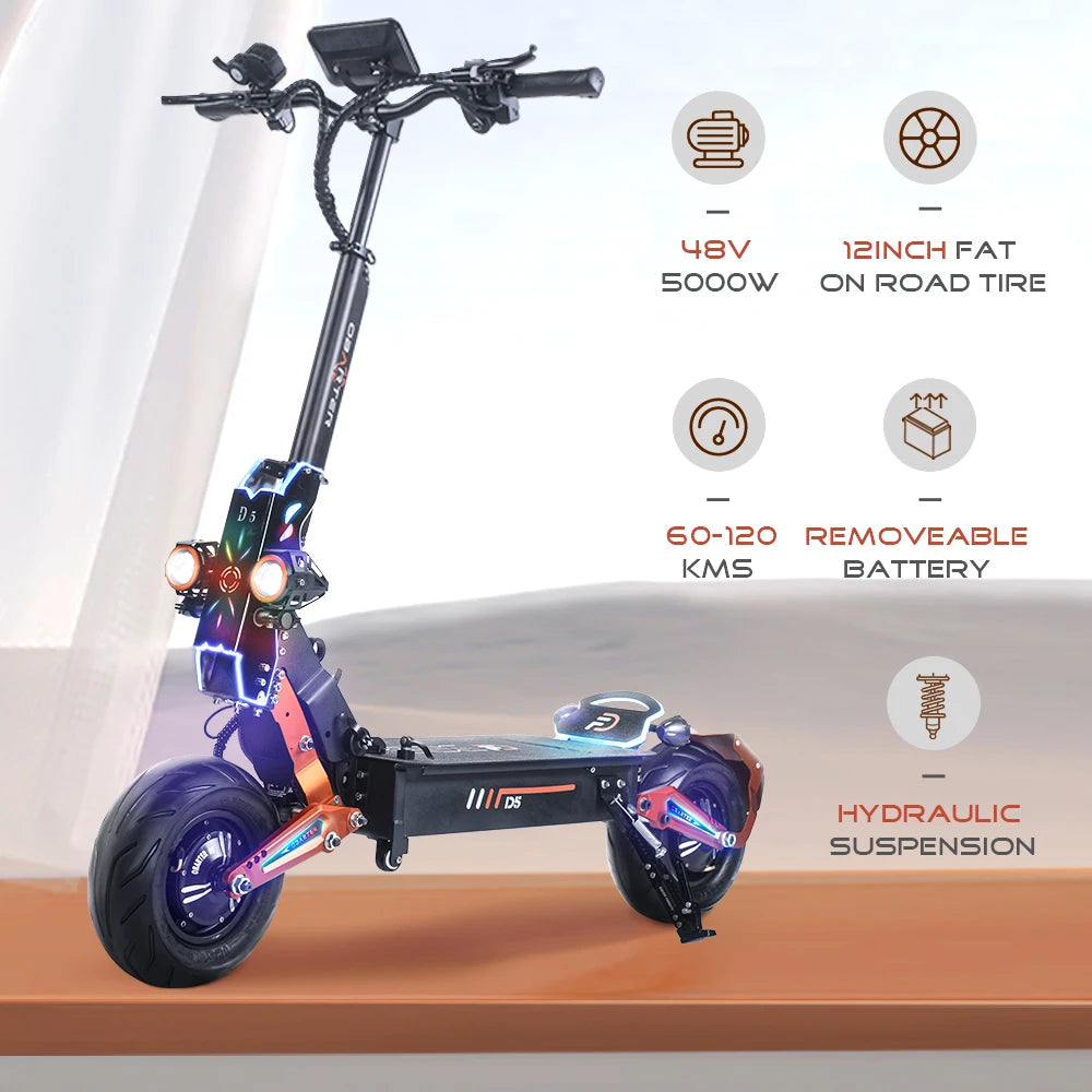 Obarter 5000W Fat Tire E-Scooter