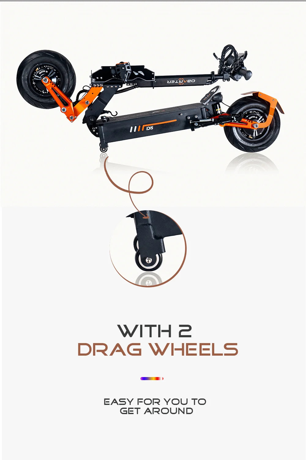Obarter 5000W Fat Tire E-Scooter
