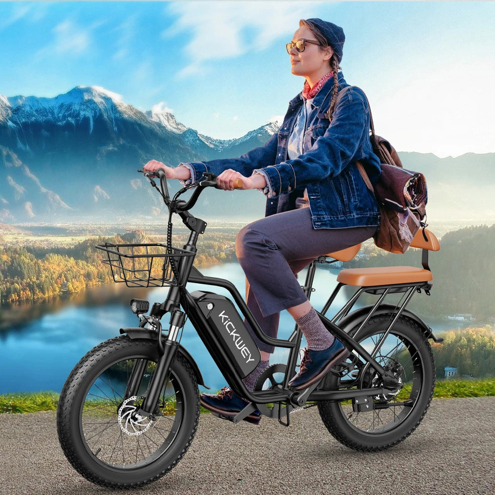 Kickwey LD20 1500W Fat Tire E-Bike